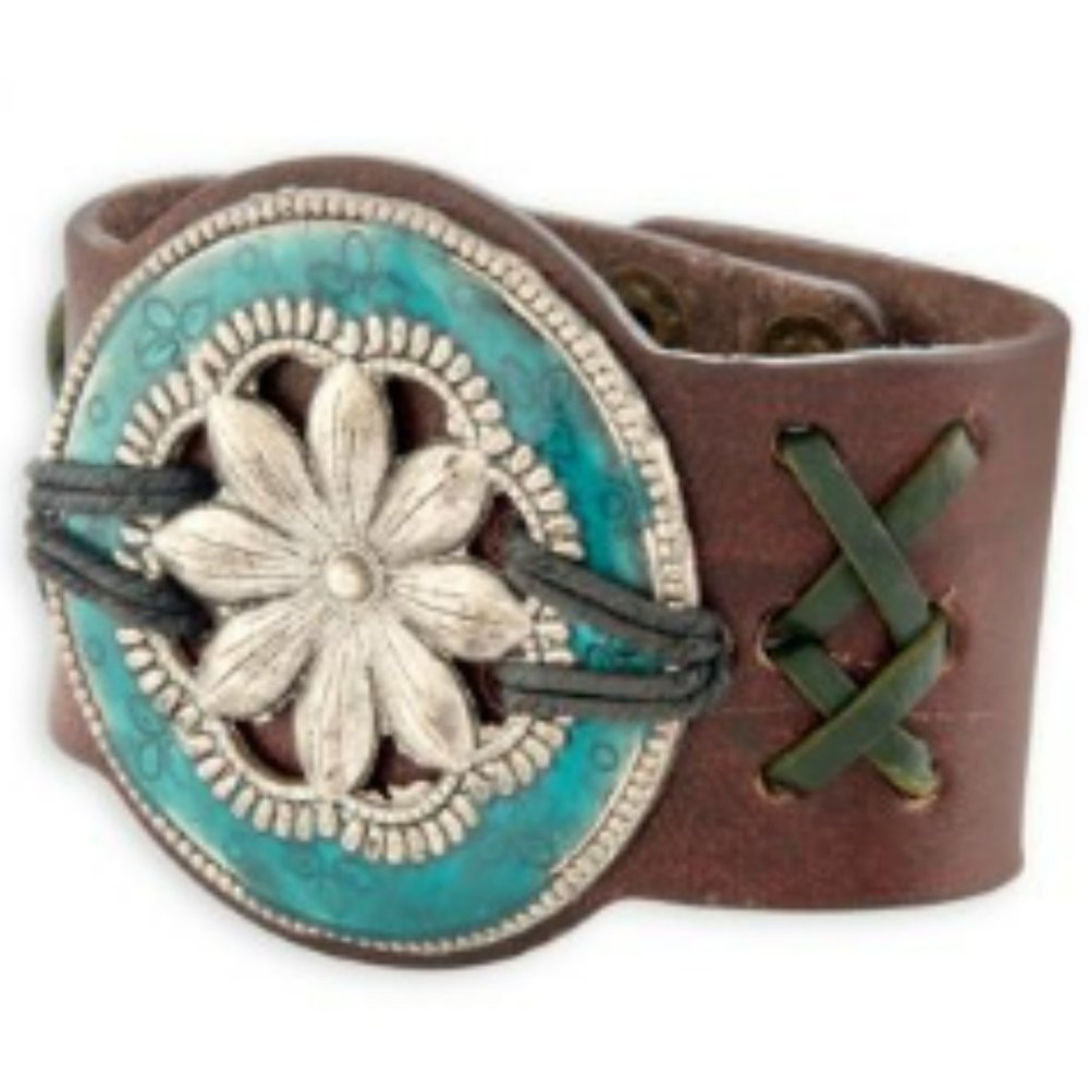Desert Bloom Wrist Cuff Bracelet